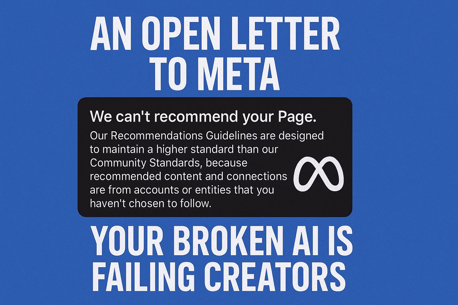 An Open Letter to Meta