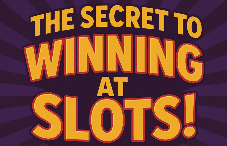 The Secret to Winning at Slots!