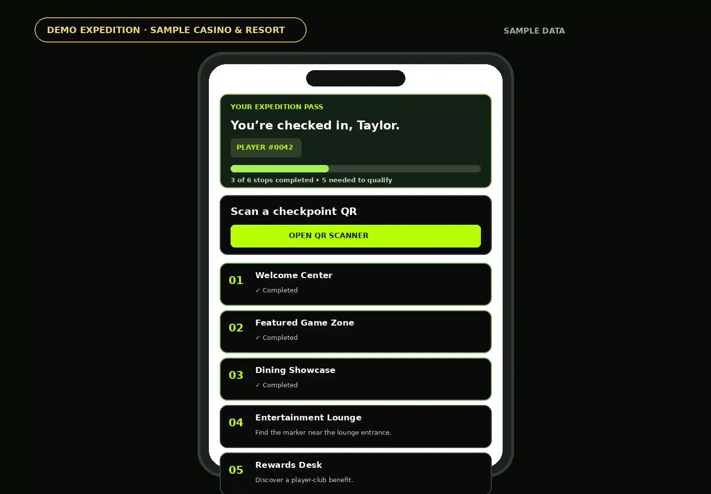 OCR Casino Expedition walkthrough step 4