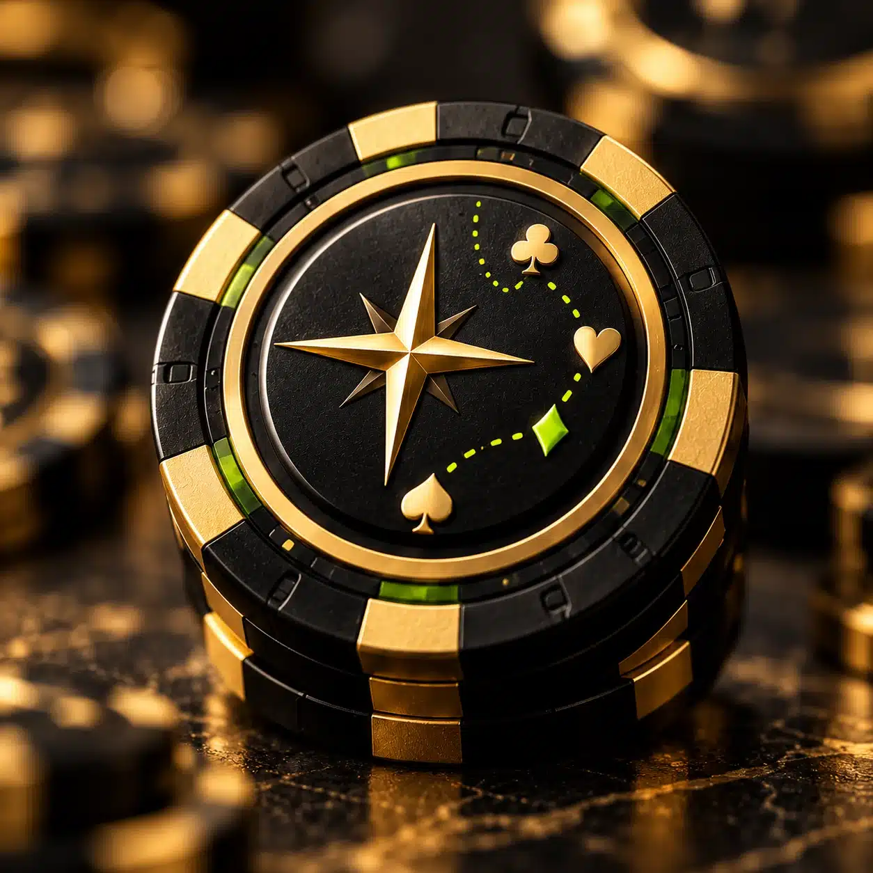 OCR Casino Expedition branded casino chip concept